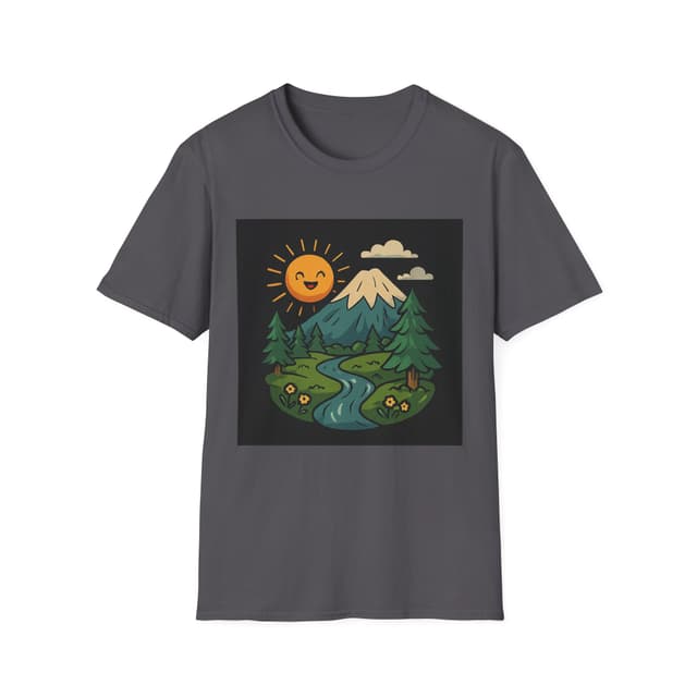 Nature animated Unisex T-Shirt Unique Graphic Tee